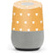 Yellow and White Hearts Google Home Skin